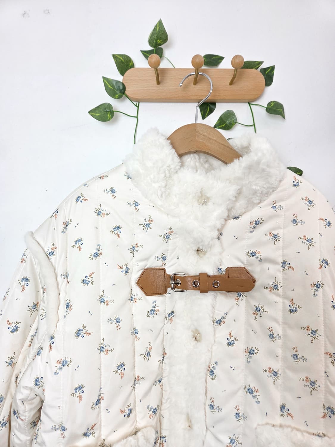 잔꽃 퍼 리버시블 자켓 상품이미지2