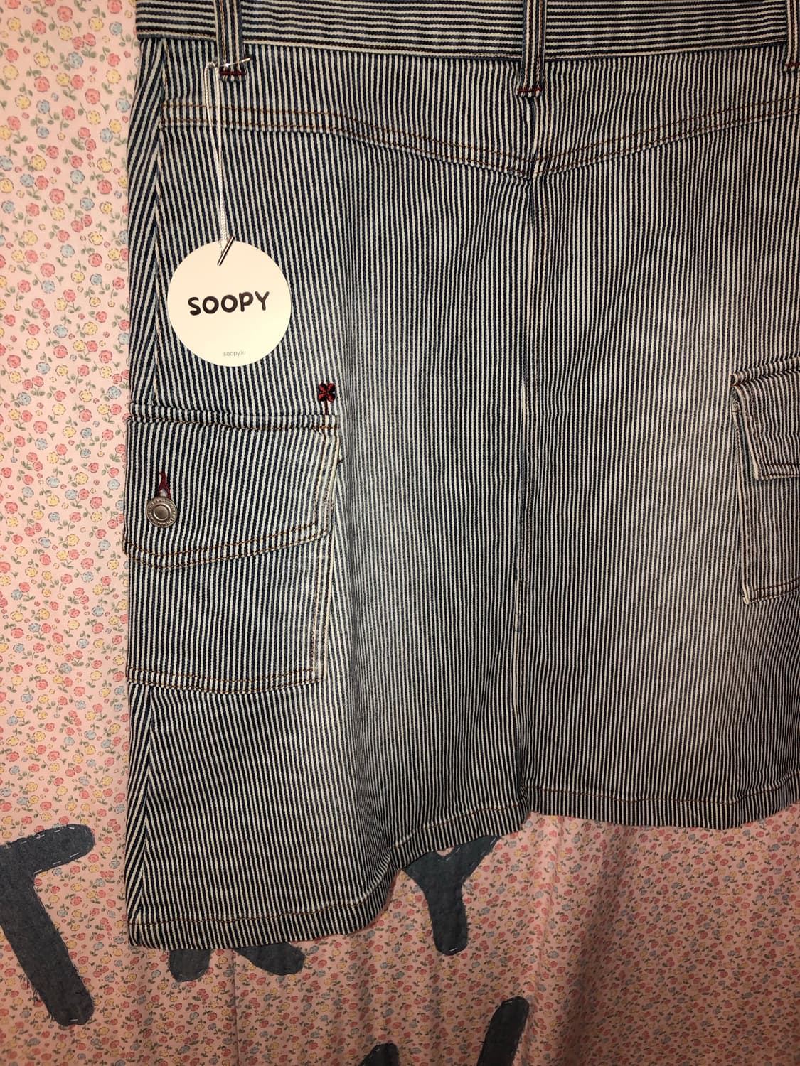 stripe pocket slit skirt 상품이미지6