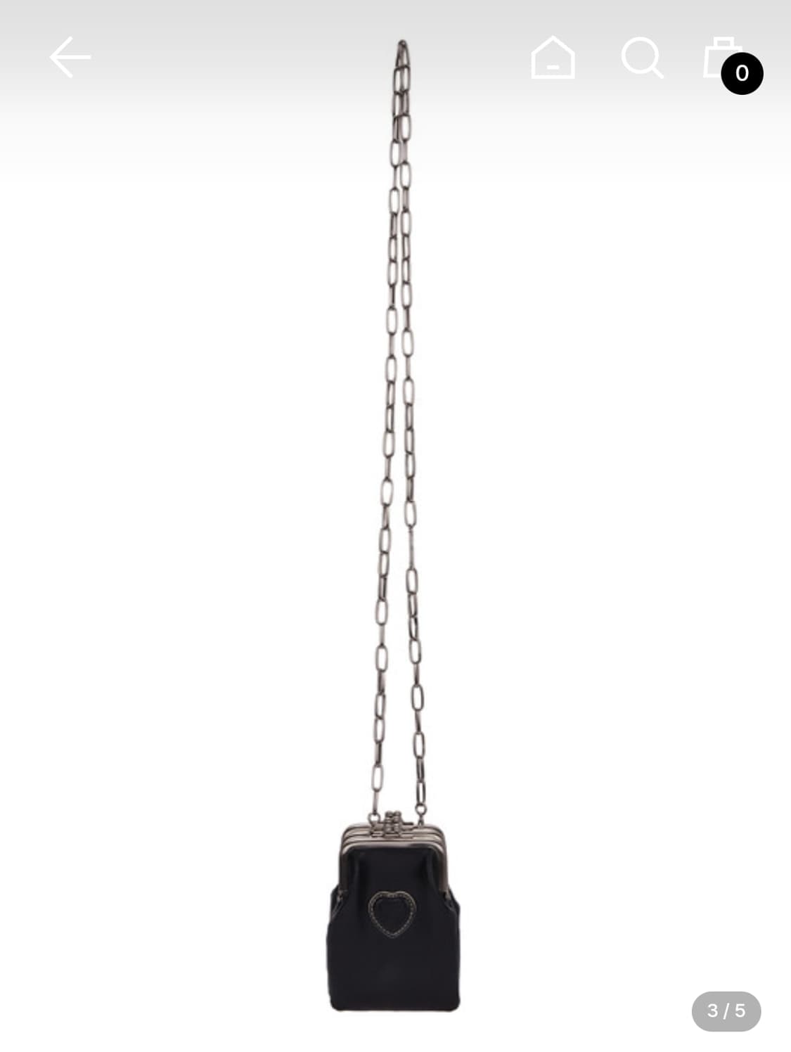 [새상품] 마지셔우드 트리플 하트 동전지갑 크로스백 상품이미지1