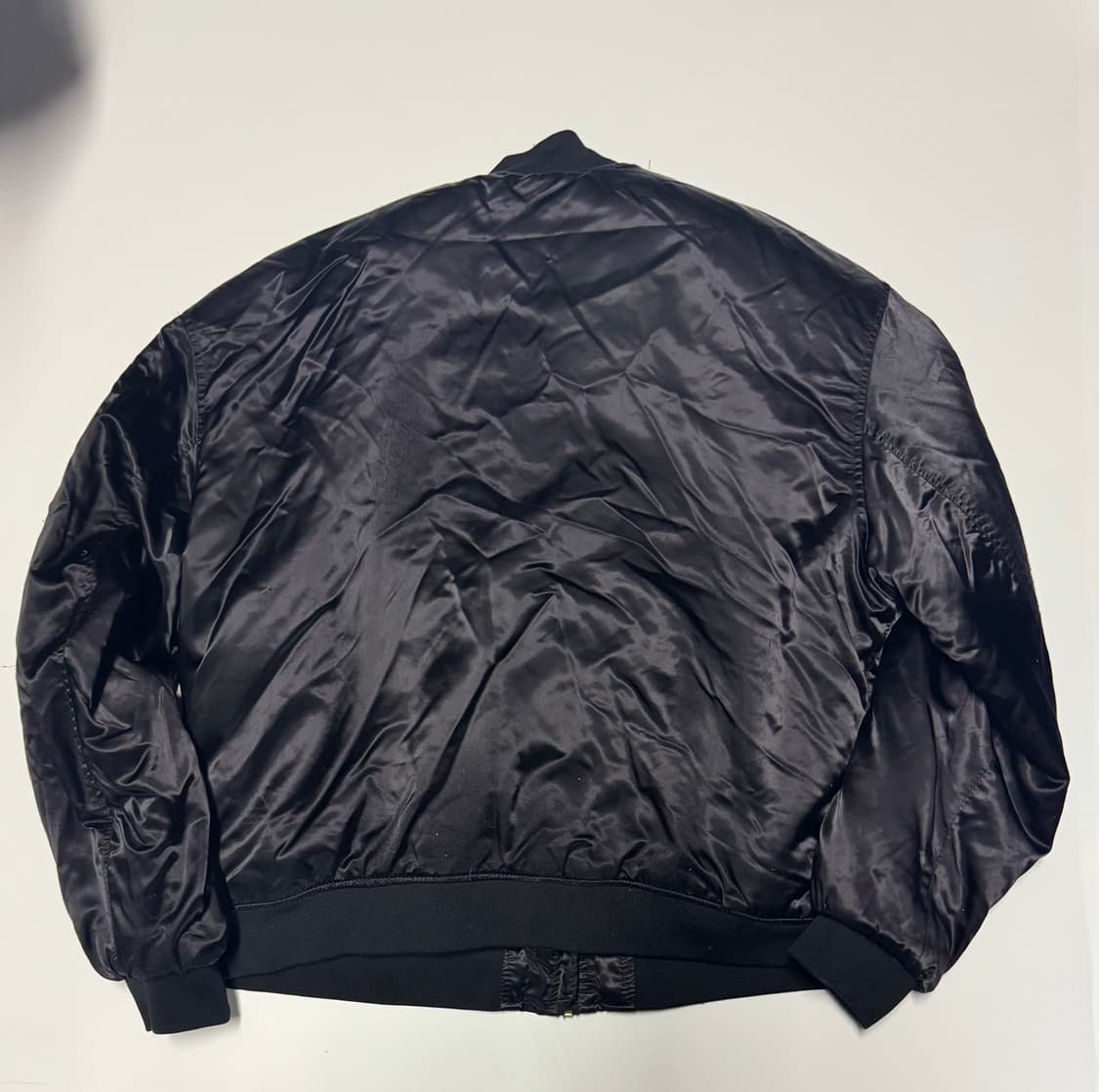 자라 ZARA 오버핏 ma-1 암포켓 항공 다운 점퍼 블랙 상품이미지2