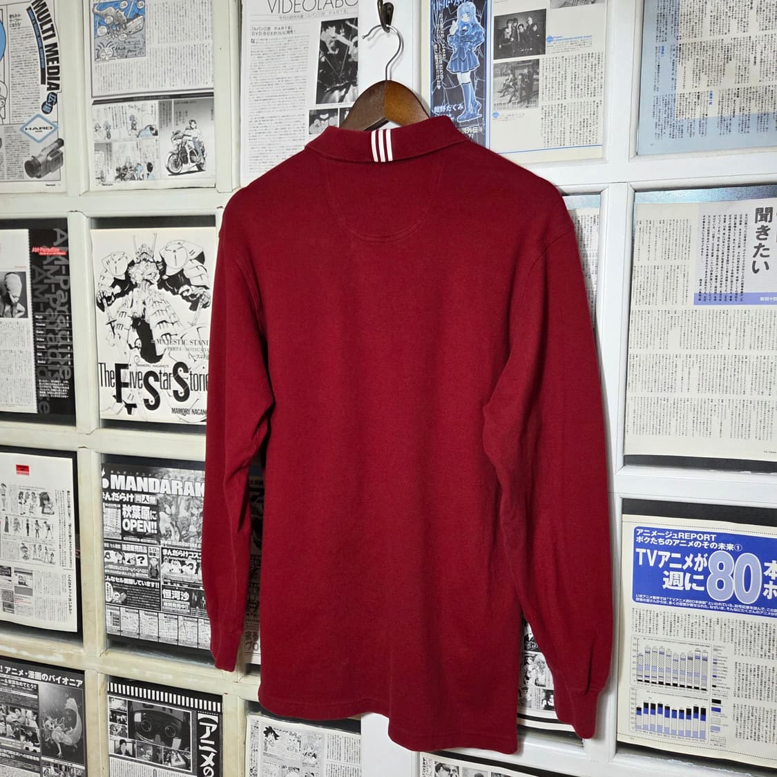 아디다스 일본판 레드 카라 PK 롱슬리브 상품이미지6