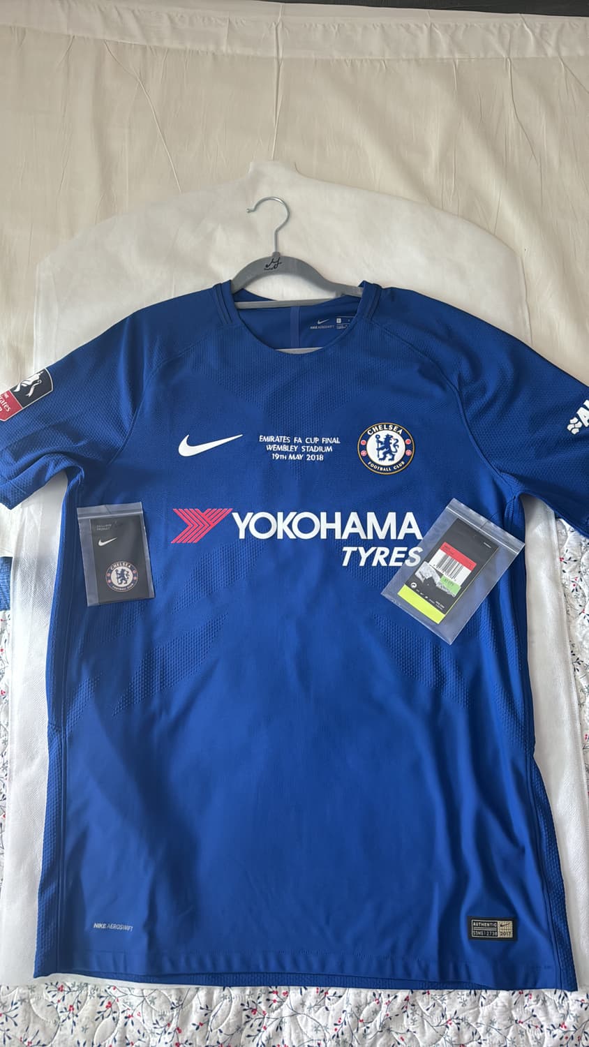 17-18 fa컵 버전 첼시 아스팔리쿠에타 유니폼 L 팝니다 상품이미지1