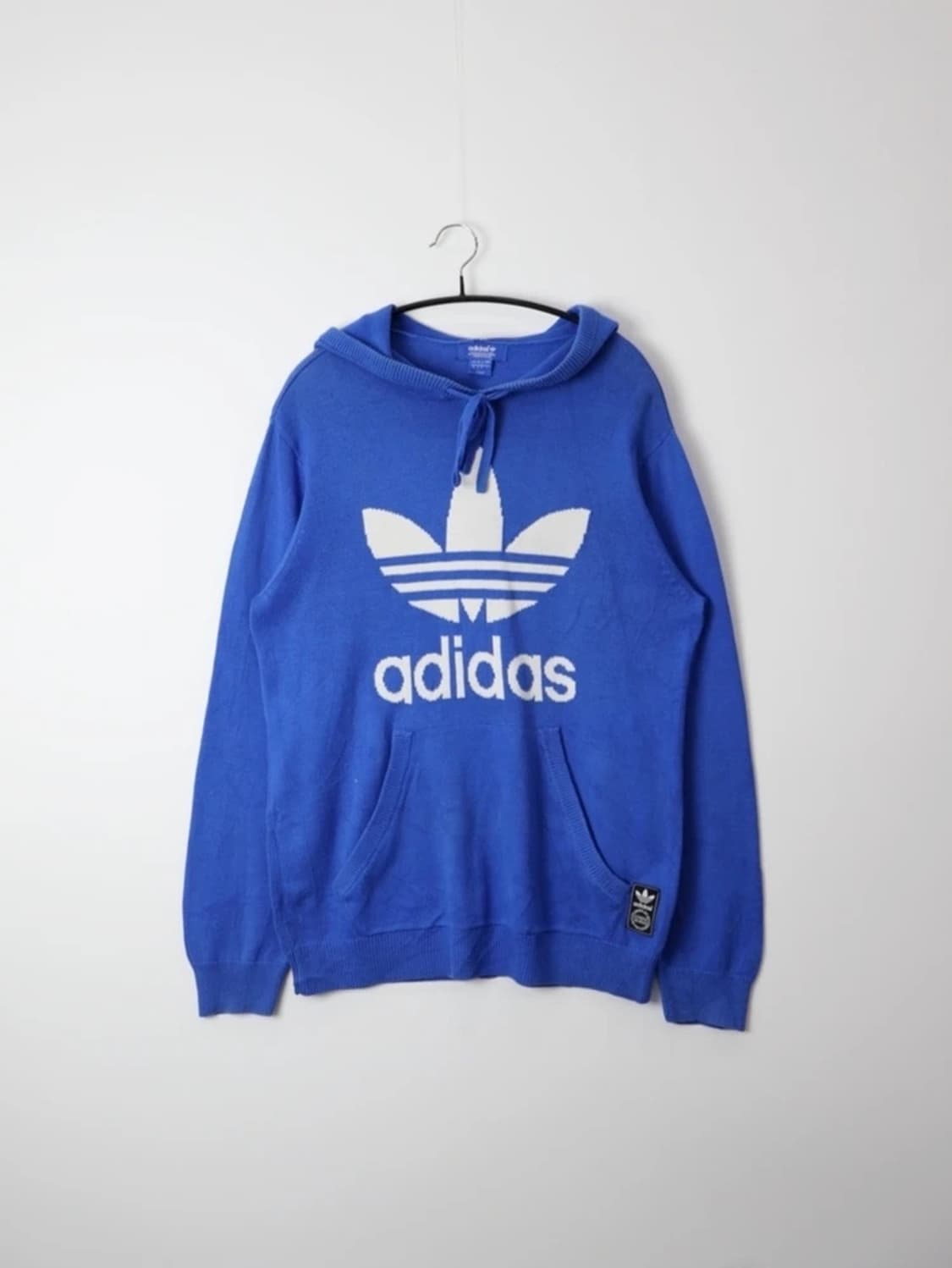 Adidas Trefoil Logo Blue Hoodie 상품이미지5