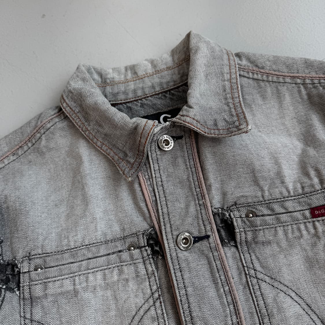 돌체앤가바나 90s 아카이브 인사이드아웃 트러커 데님자켓 상품이미지4