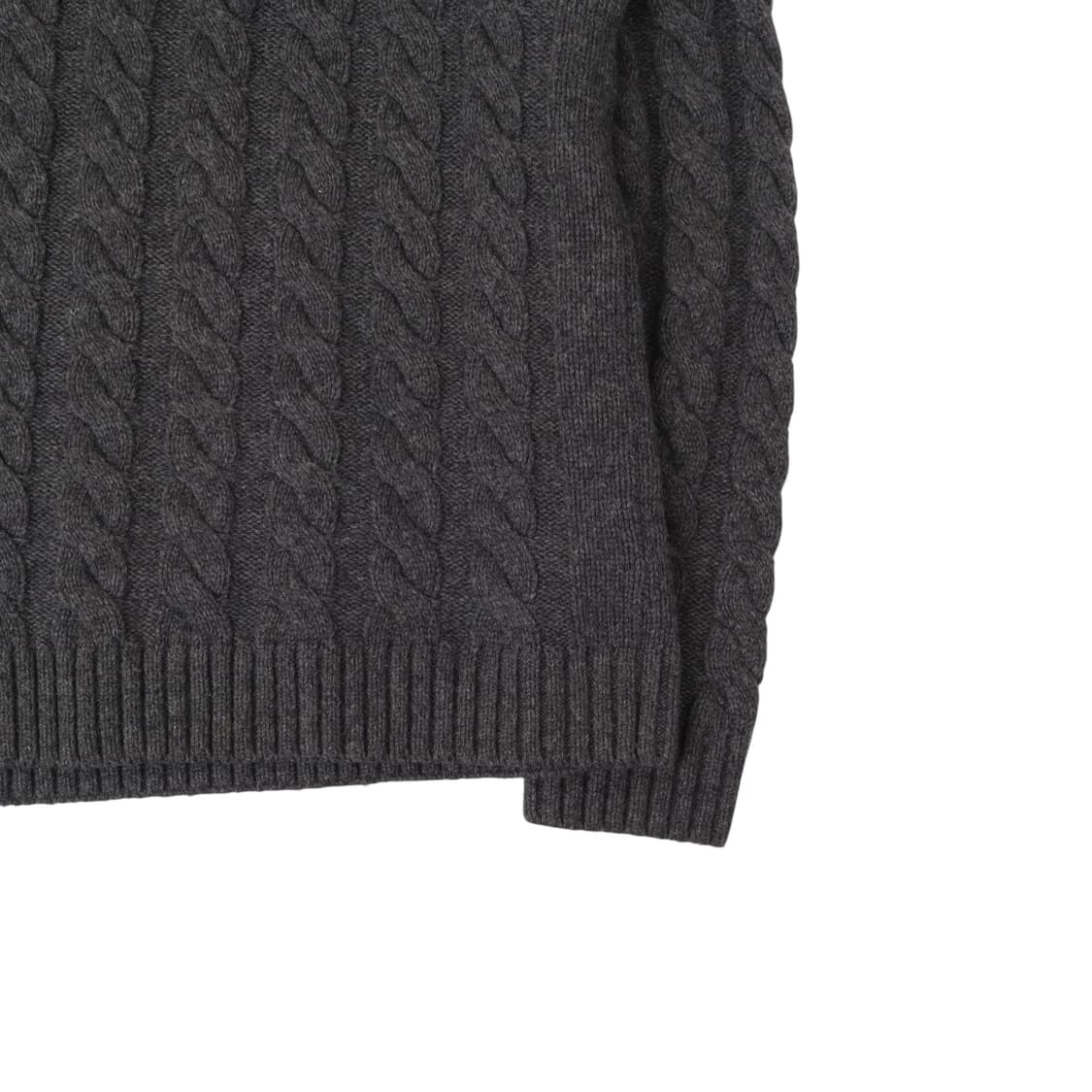 타미진스 그레이 울 케이블 니트 상품이미지4