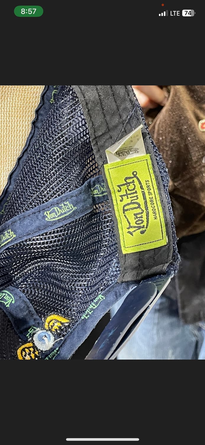 본더치 패치 스펠아웃 패턴 매쉬 볼캡 모자  상품이미지5