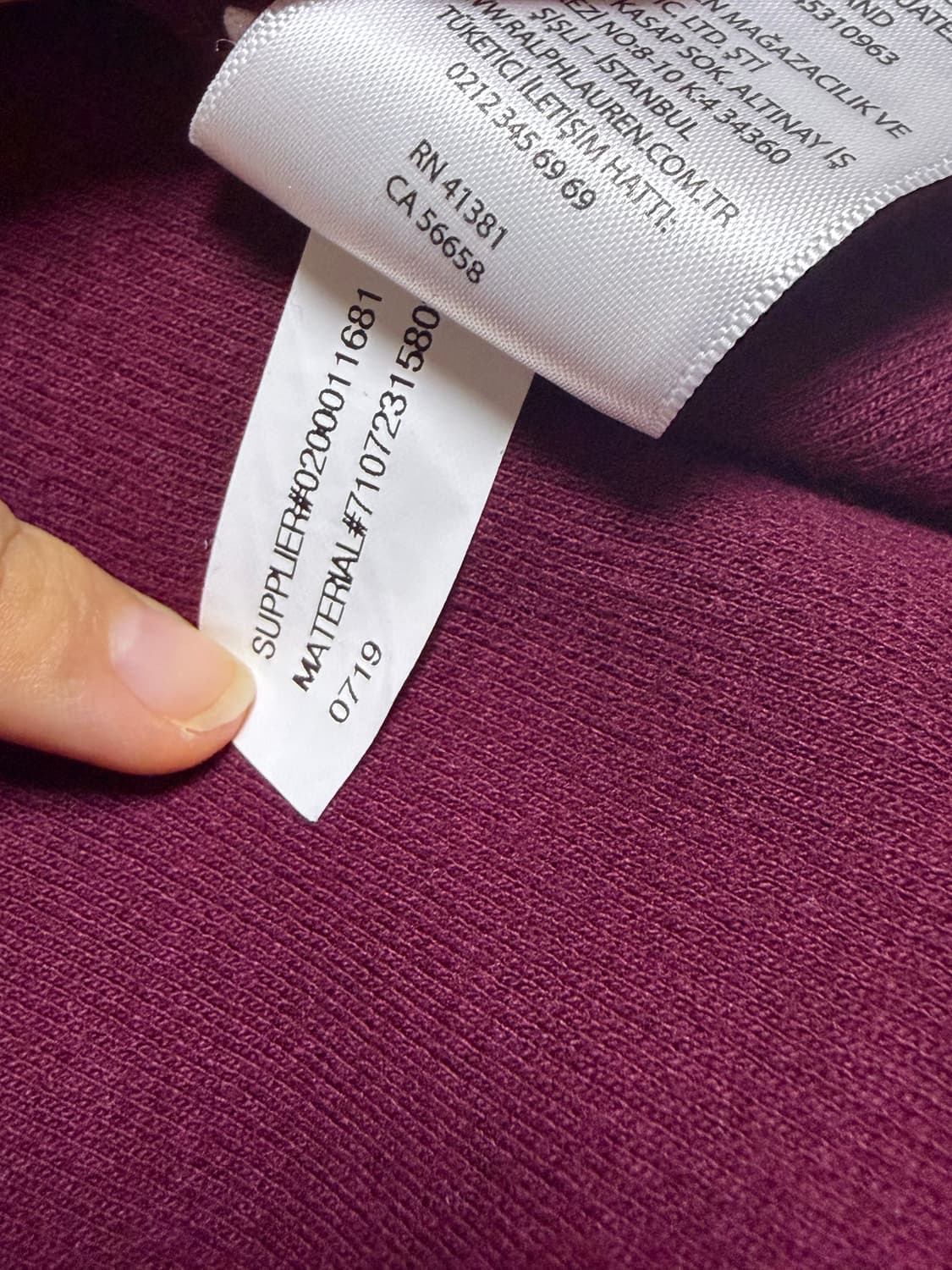 폴로 랄프로렌 반집업 니트 상품이미지5