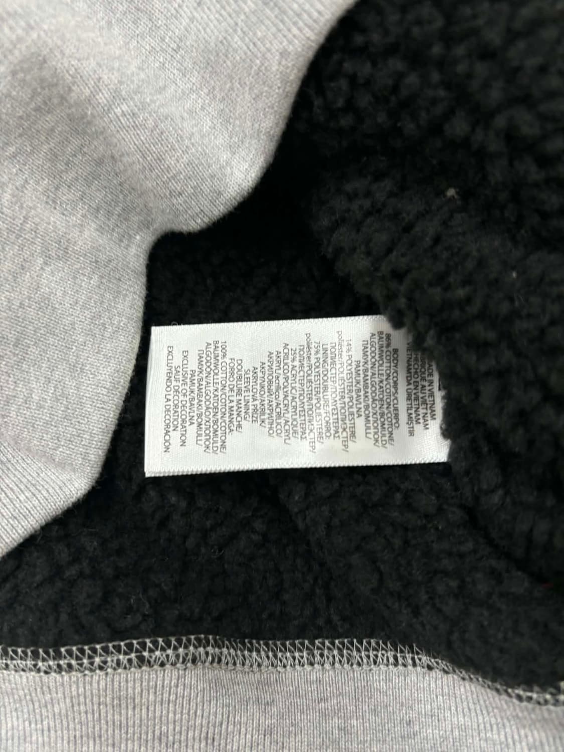 [L] 폴로 랄프로렌 쉐르파 그레이 후드집업 상품이미지4