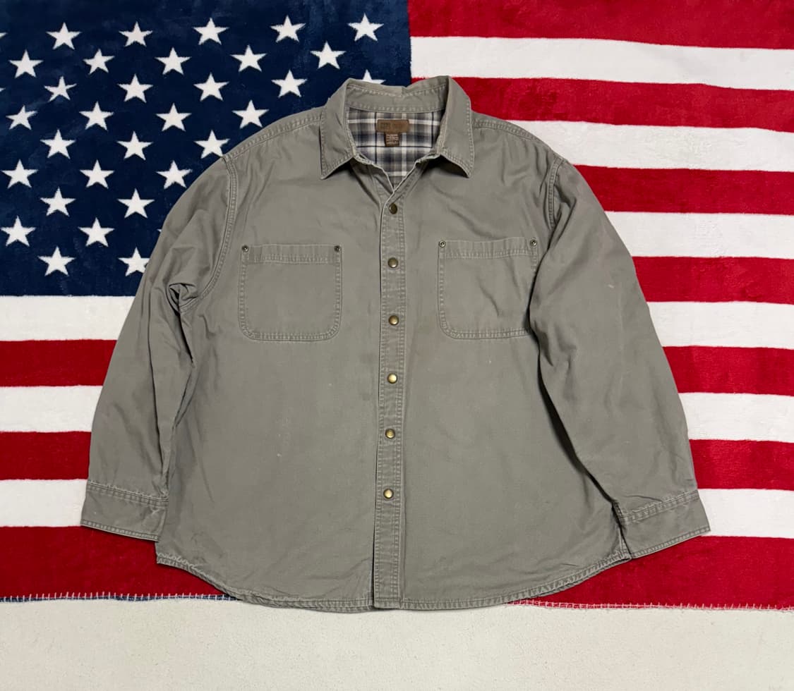 빈티지워크셔츠 vintage work jacket  덕캔버스 워크웨어 상품이미지1