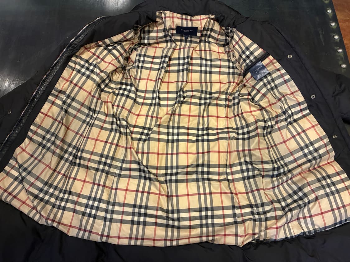 M) 버버리 다운 롱패딩 코트 블랙 상품이미지6