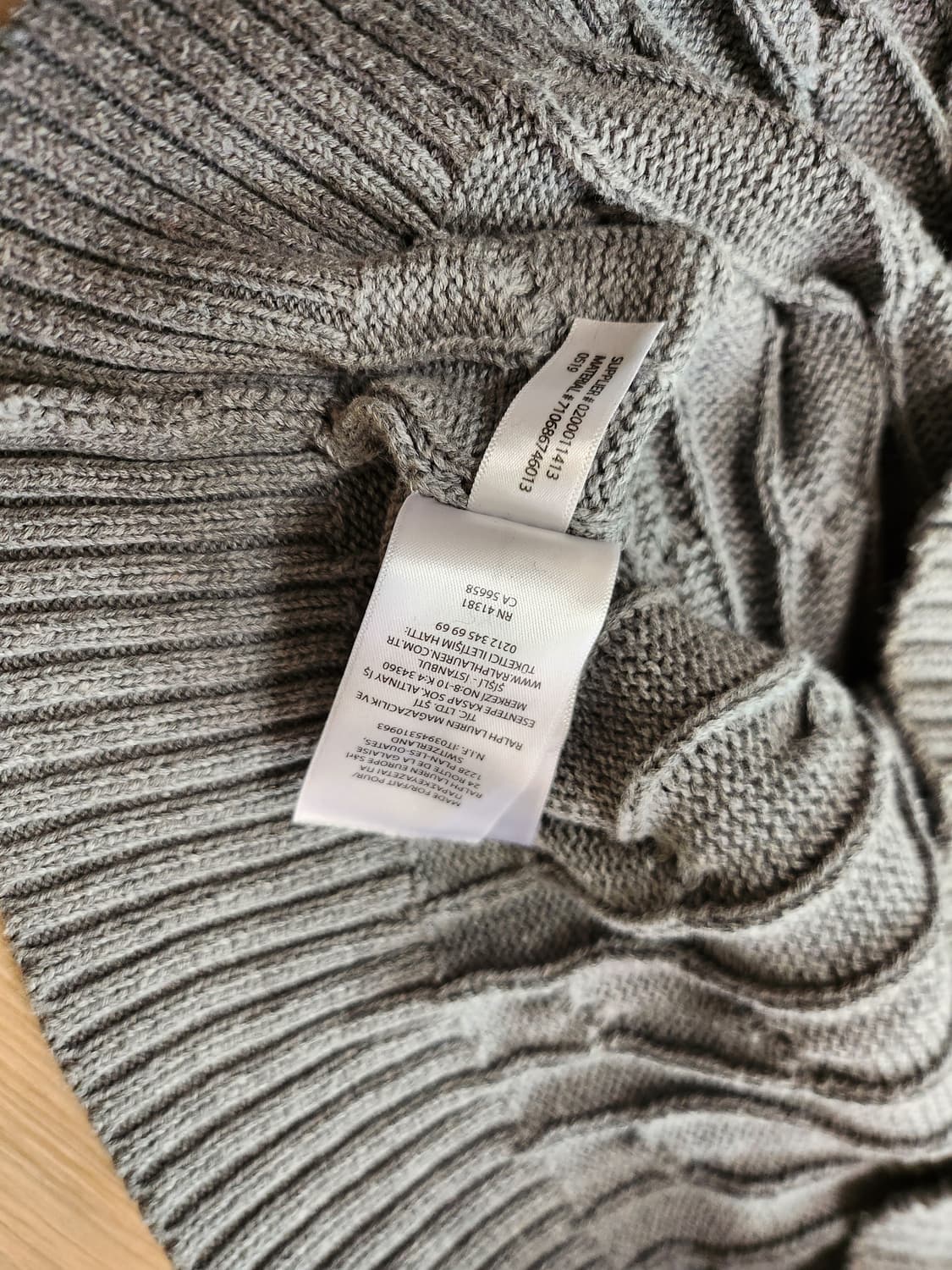 폴로랄프로렌 케이블니트 (XL 상품이미지8