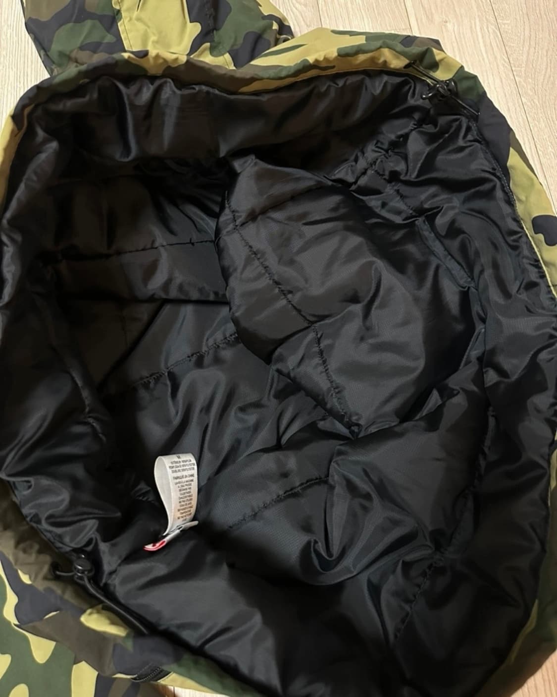 스투시 카모 패딩아노락 (M/상태굿) 상품이미지9