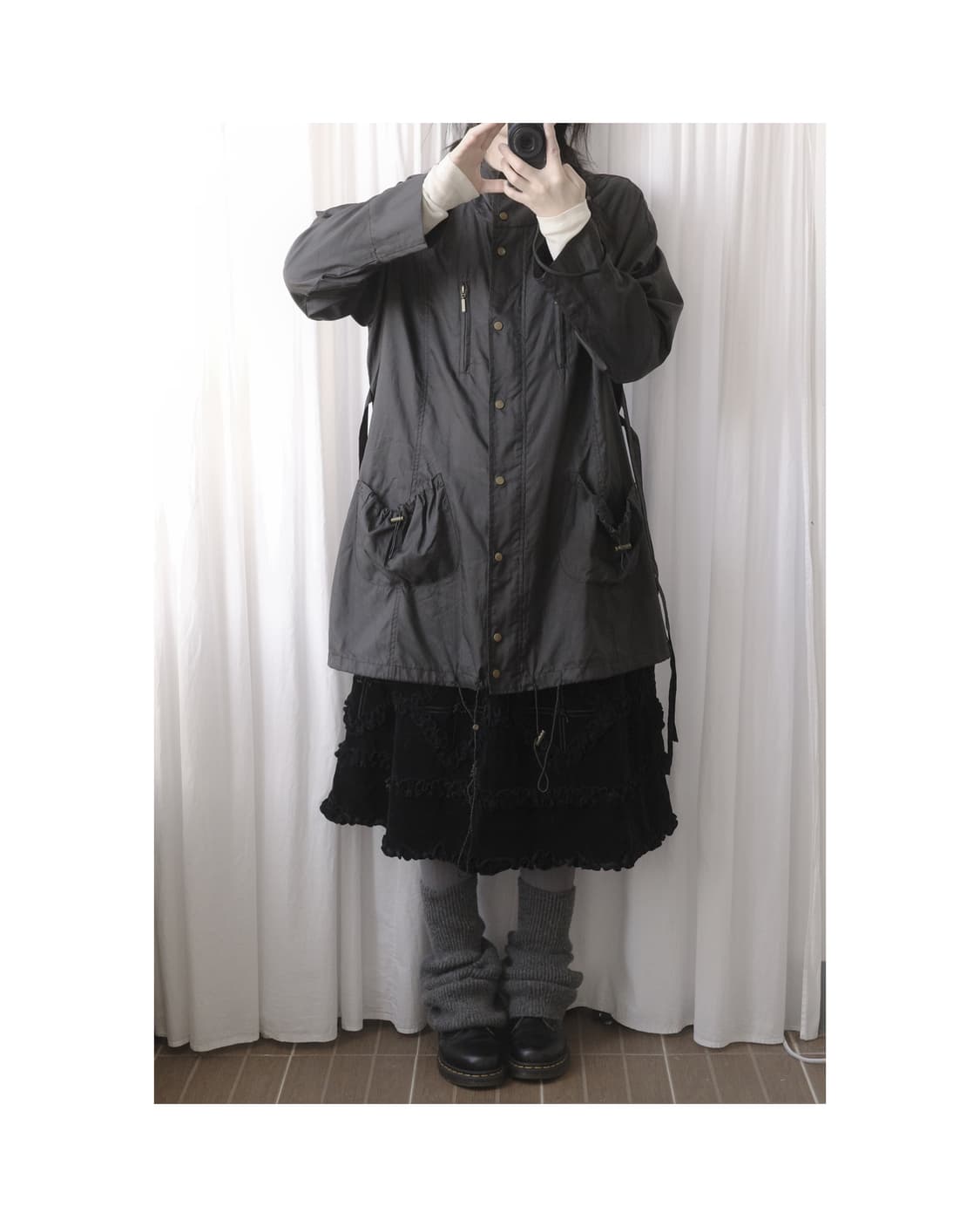 Black tini windbreaker  상품이미지5