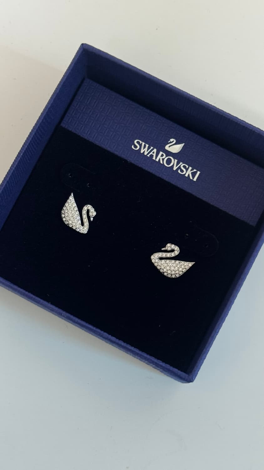 스와로브스키 백조 귀걸이 상품이미지1