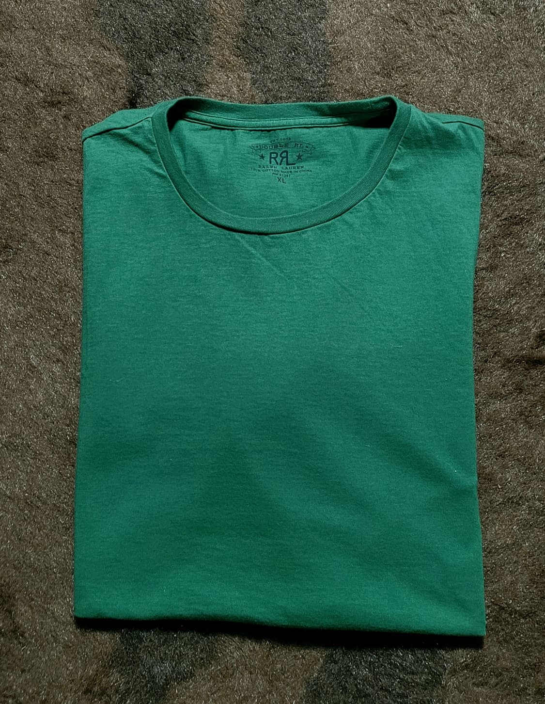 RRL  샵그린 색상 라운드 티 XL 상품이미지4