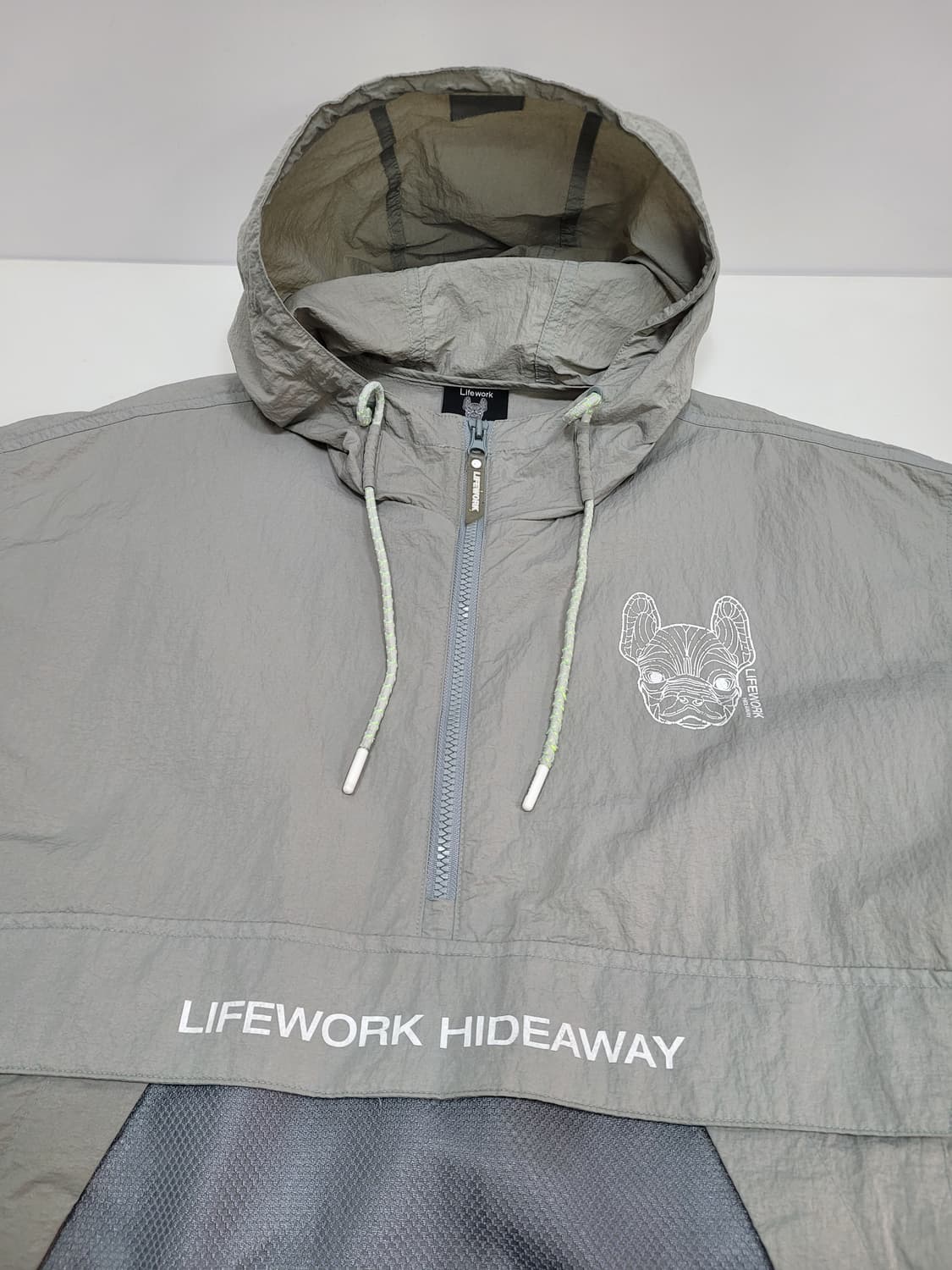 라이프워크 메쉬포켓 후드 아노락 / 남 M (117) 라이트 그레이
 상품이미지4