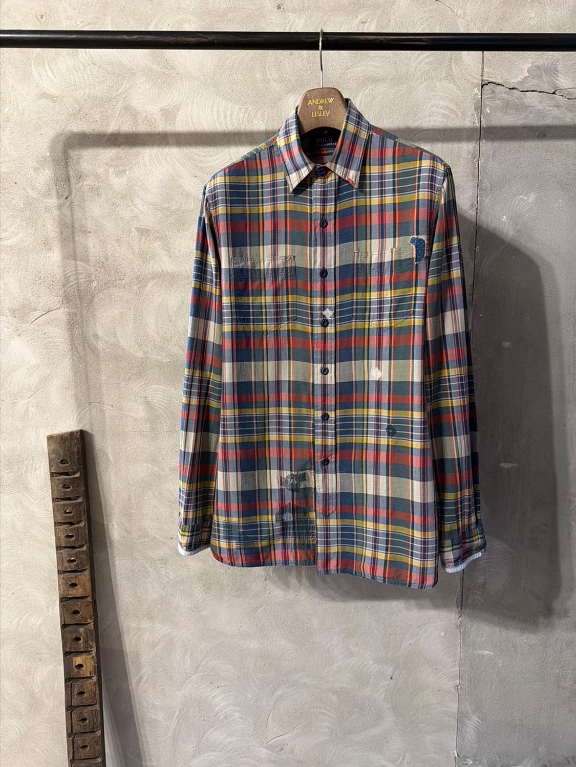 폴로 랄프로렌 마드라스 셔츠 100 상품이미지4