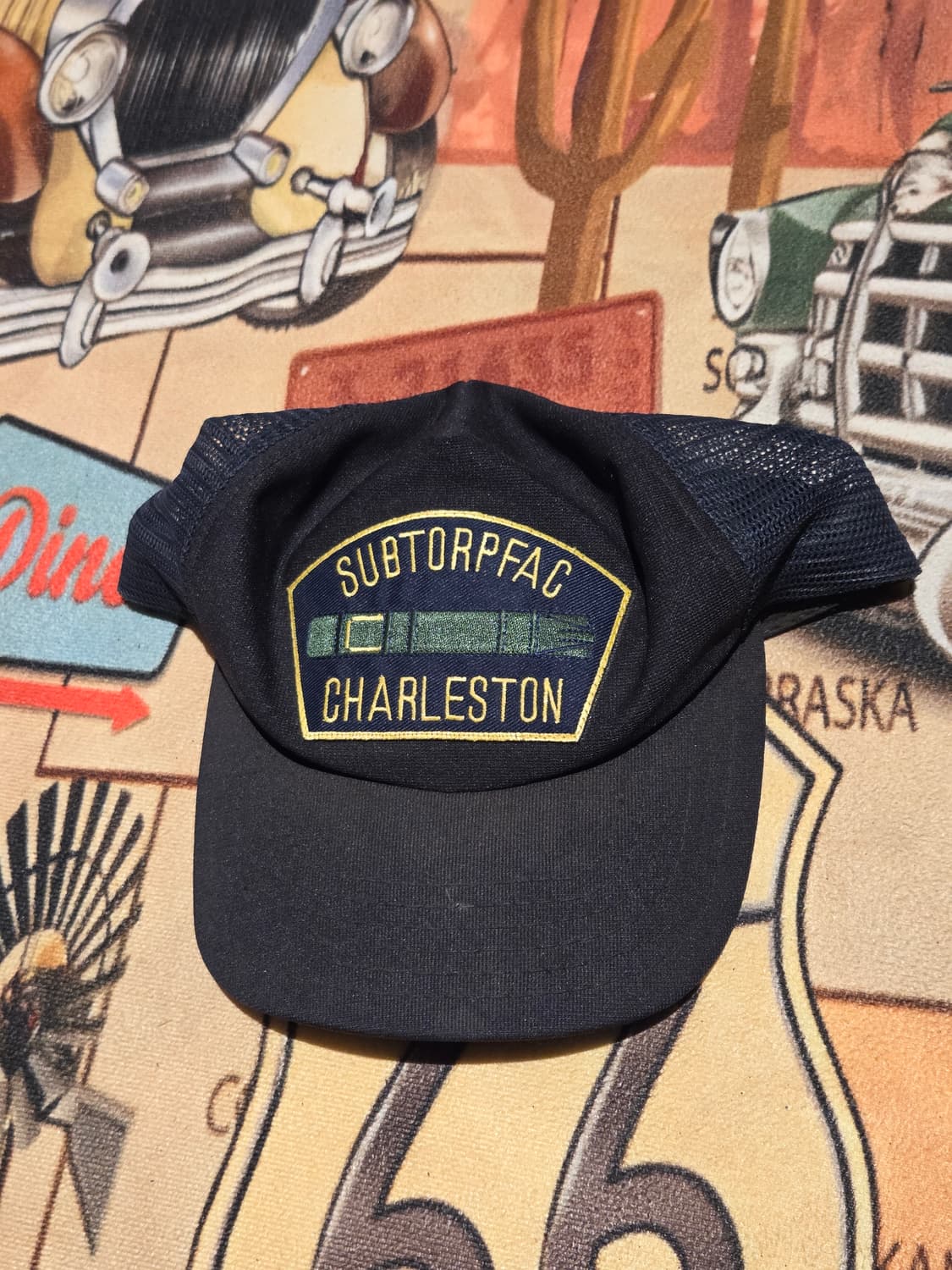 미해군 어뢰정비창 네이비 트러커캡 상품이미지1