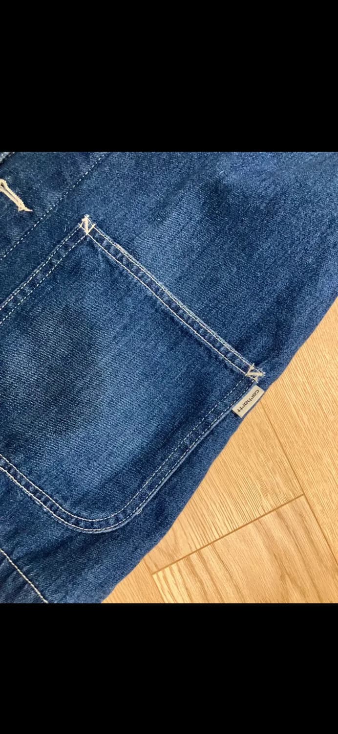 칼하트 데님 재킷 코트 S (안감 퀼팅) 상품이미지8