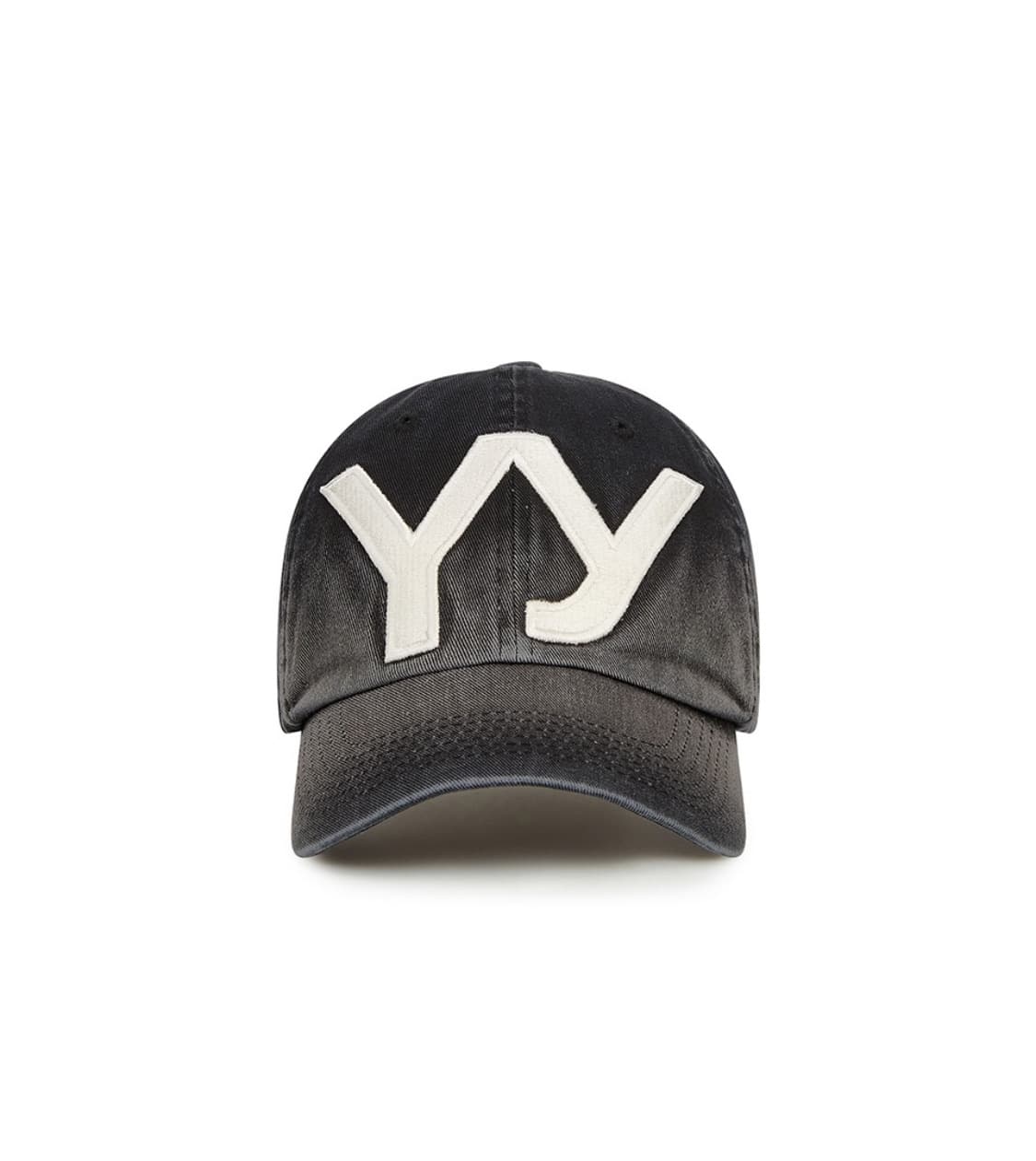 [OPEN YY] YY GRADIENT BALL CAP, BLACK 상품이미지1