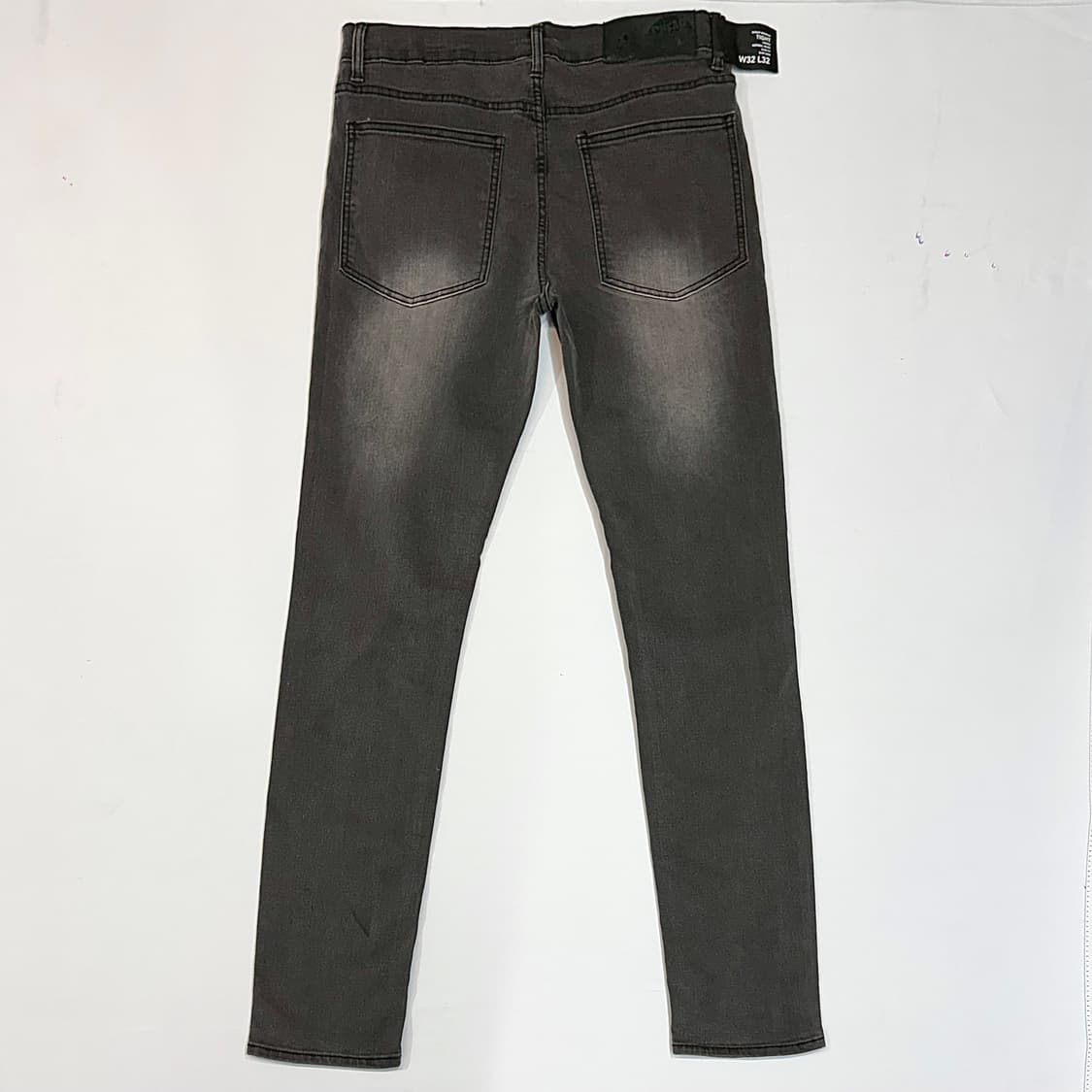 칩먼데이 데미지드 슬림 스트레이트 블랙진 (32) 상품이미지4