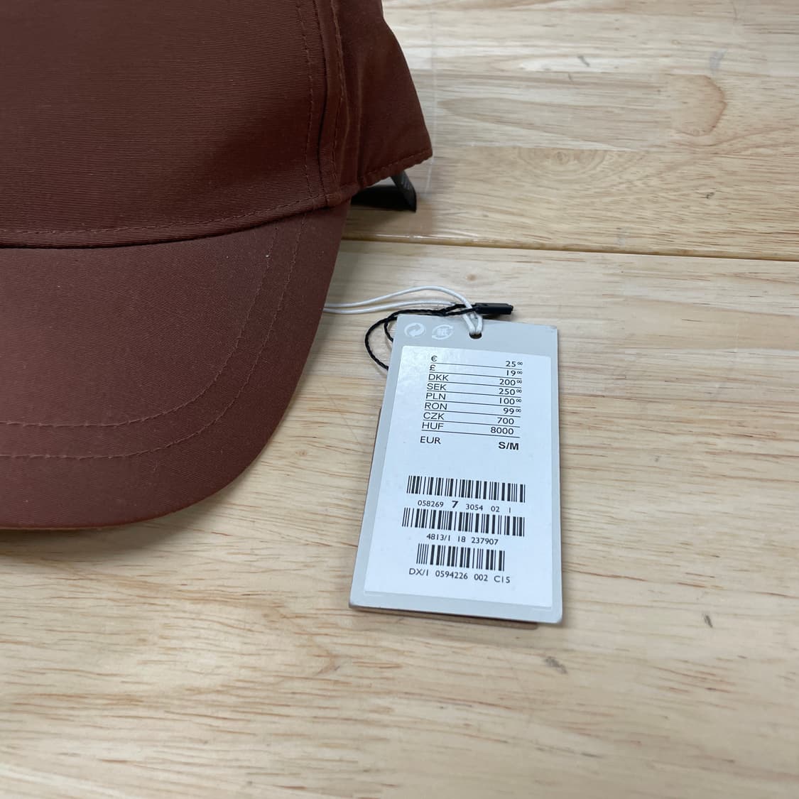 COS 브라운 볼캡 새상품 S/M(W) 상품이미지3