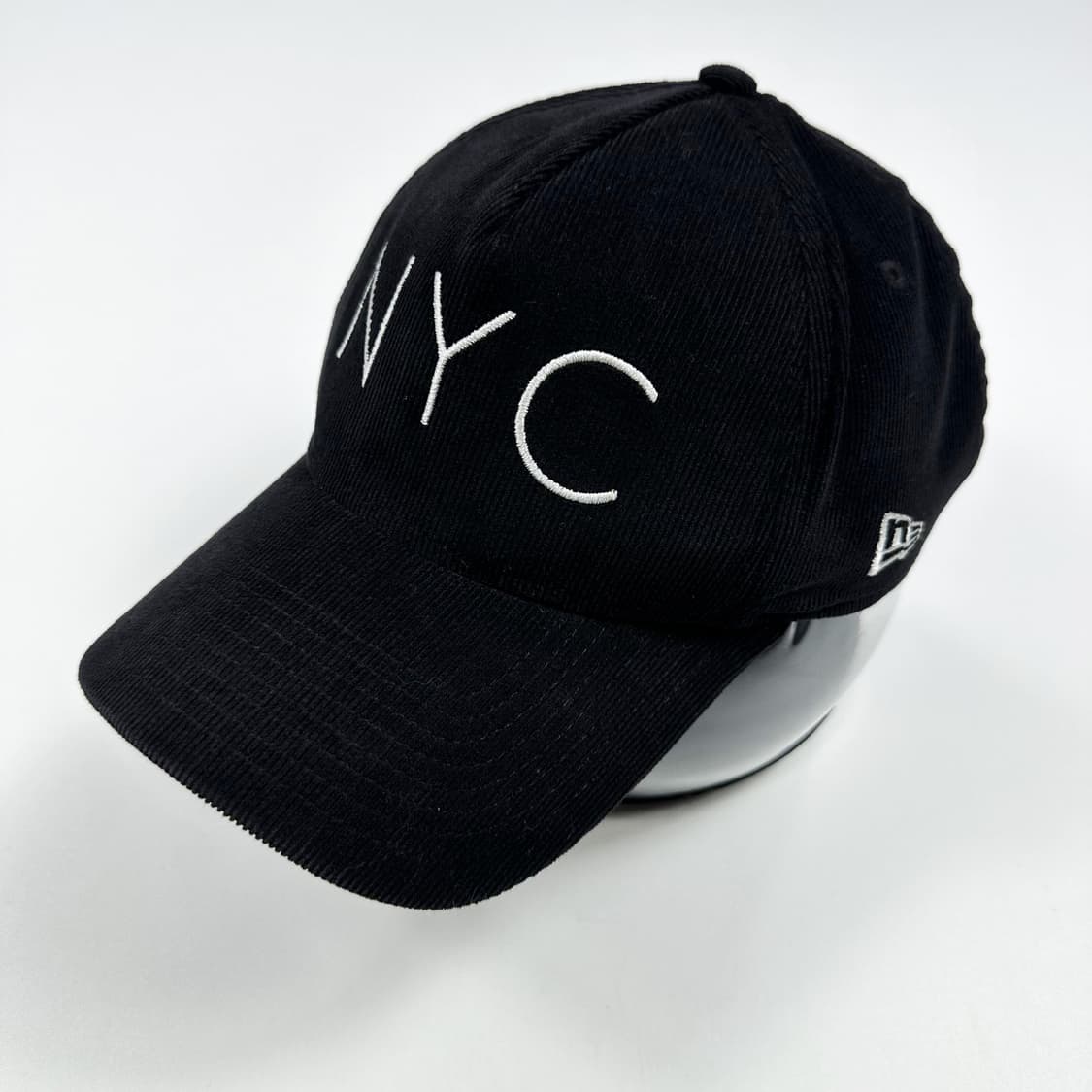 뉴에라 NYC 코듀로이 블랙 볼캡 모자 상품이미지1