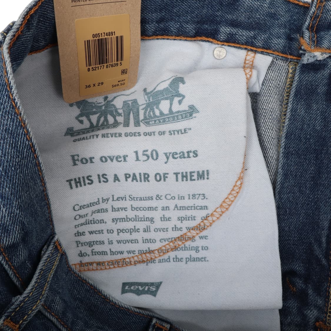 리바이스 517 부츠컷 데님팬츠 상품이미지8