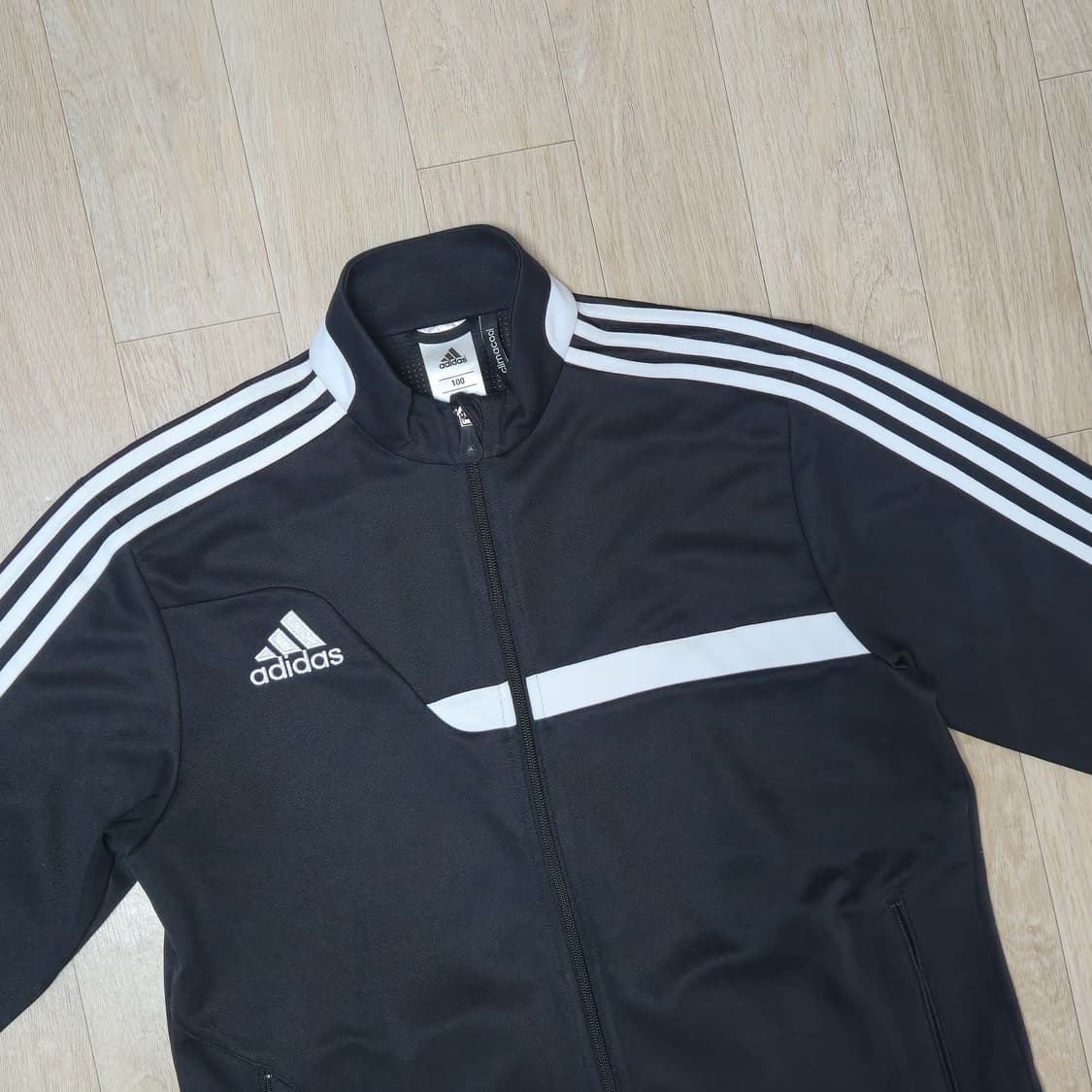 100)아디다스 삼선 트랙탑 블랙화이트 13 상품이미지2