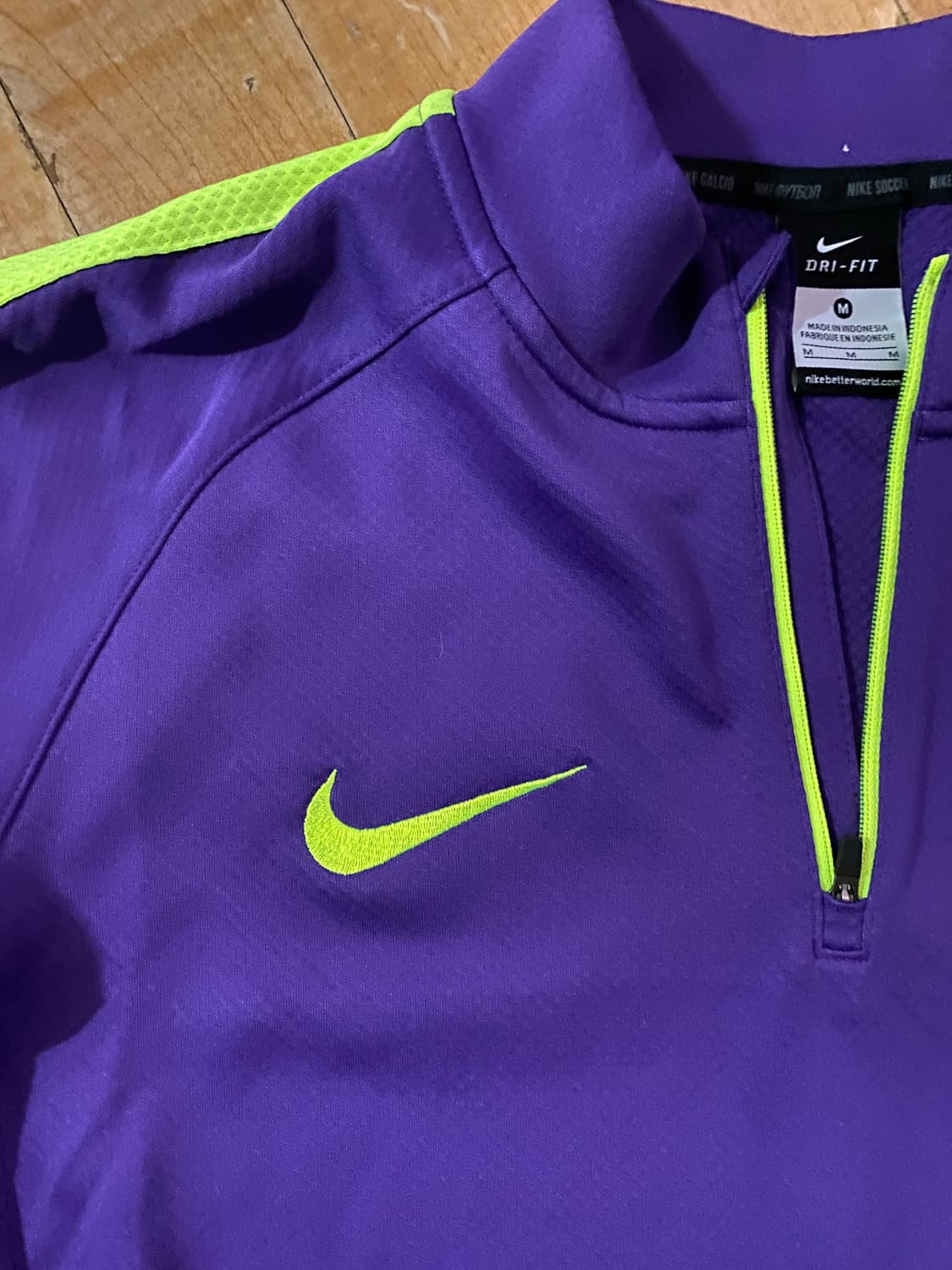 나이키 맨시티 하프집업 져지 M (100) 상품이미지5