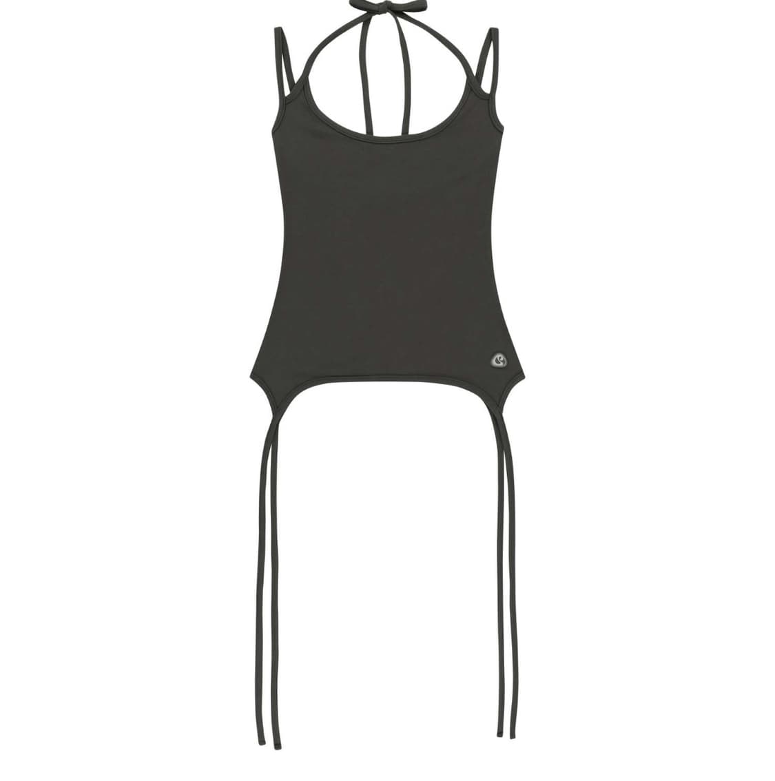 코이세이오 홀터넥 슬리브리스 브라운 상품이미지1