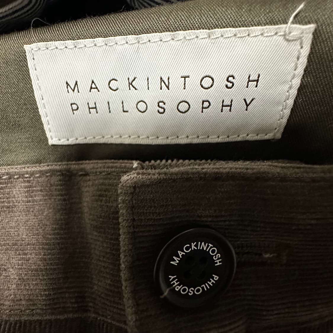 MACKINTOSH PHILOSOPHY corduroy widepants 상품이미지3