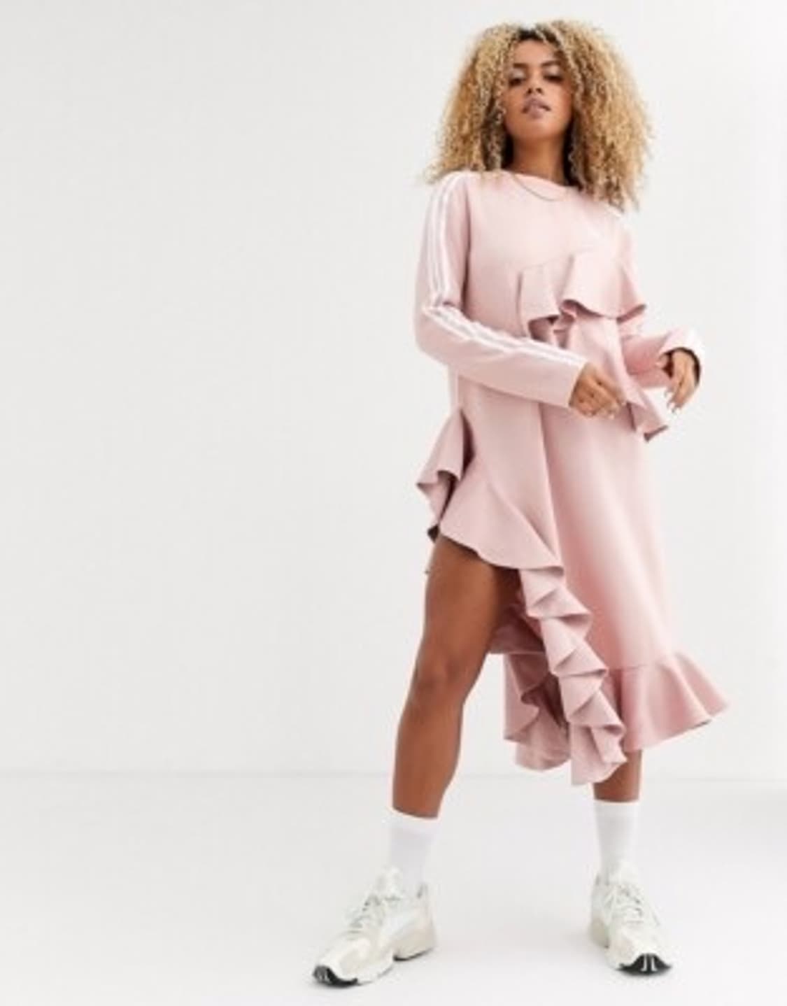 아디다스 제이쿠 콜라보 프릴 롱원피스  상품이미지2