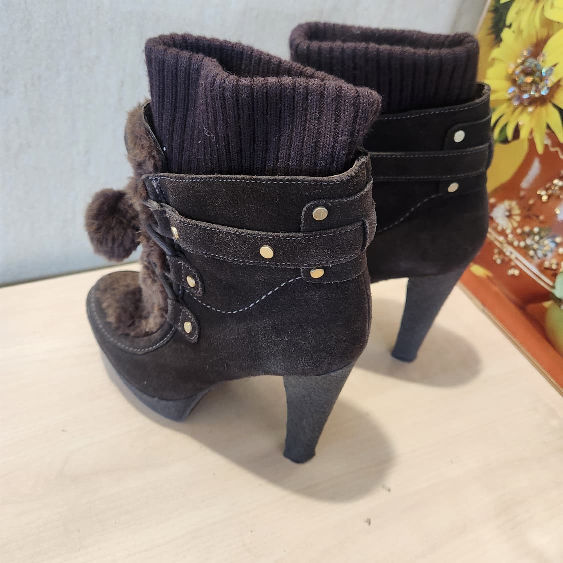 “GUESS 마르시아노 퍼폼 하이힐부츠｜빈티지 윈터 코디의 끝판왕”
 상품이미지7