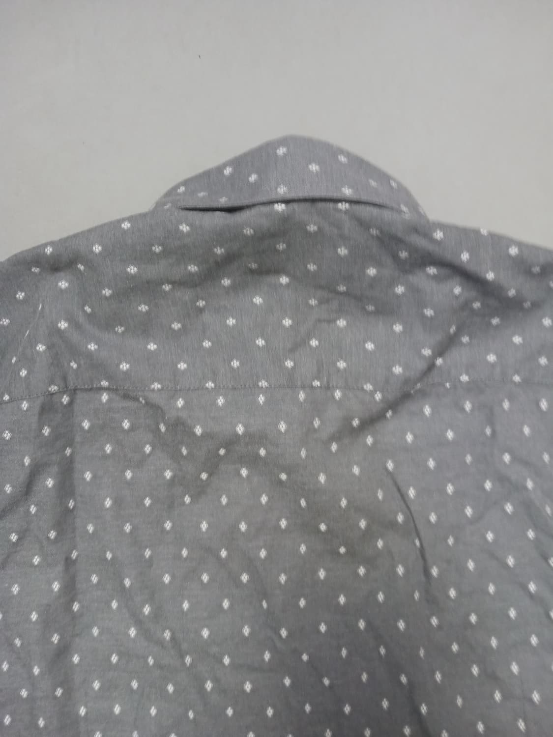 [110] 인디안 블루 캐쥬얼 패턴 버튼다운 셔츠 상품이미지9