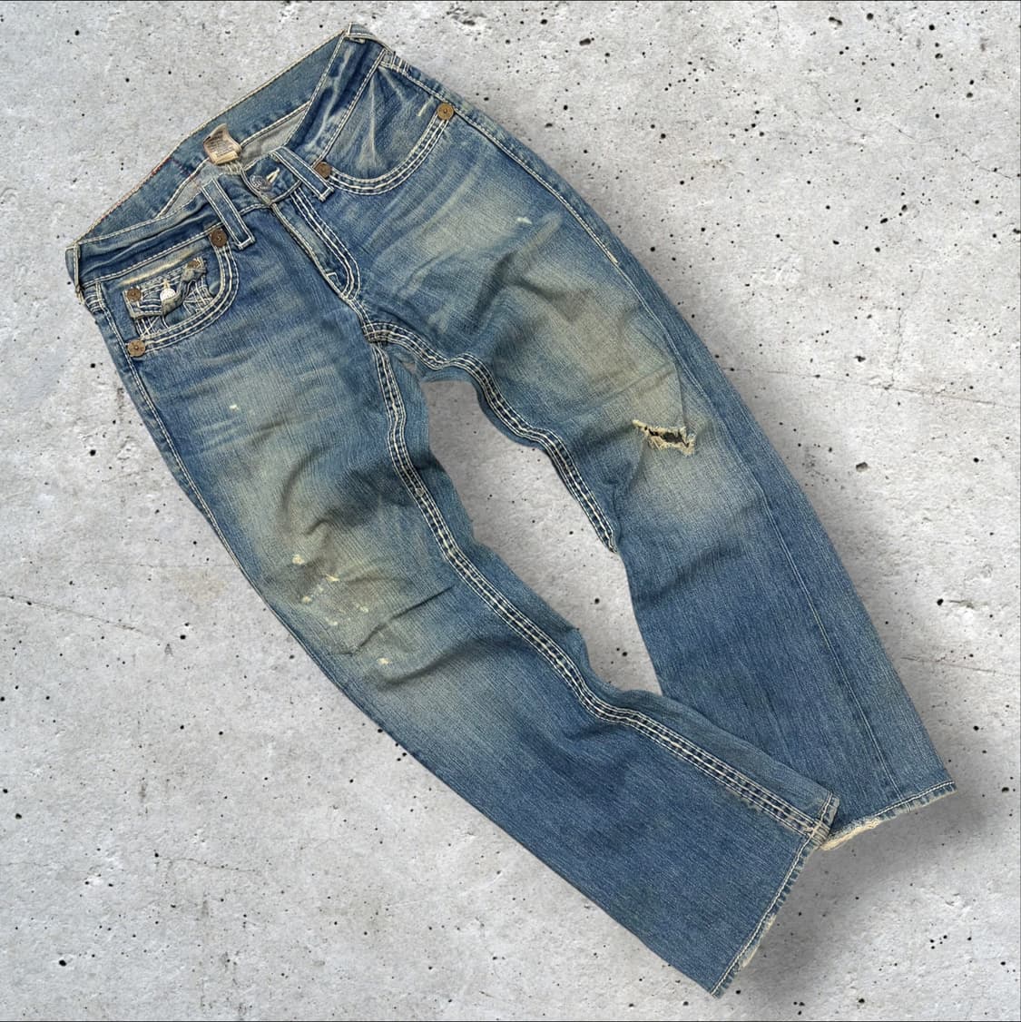 [29x33] 트루릴리젼 빌리 빅티 데님 팬츠 청바지 D579 상품이미지2