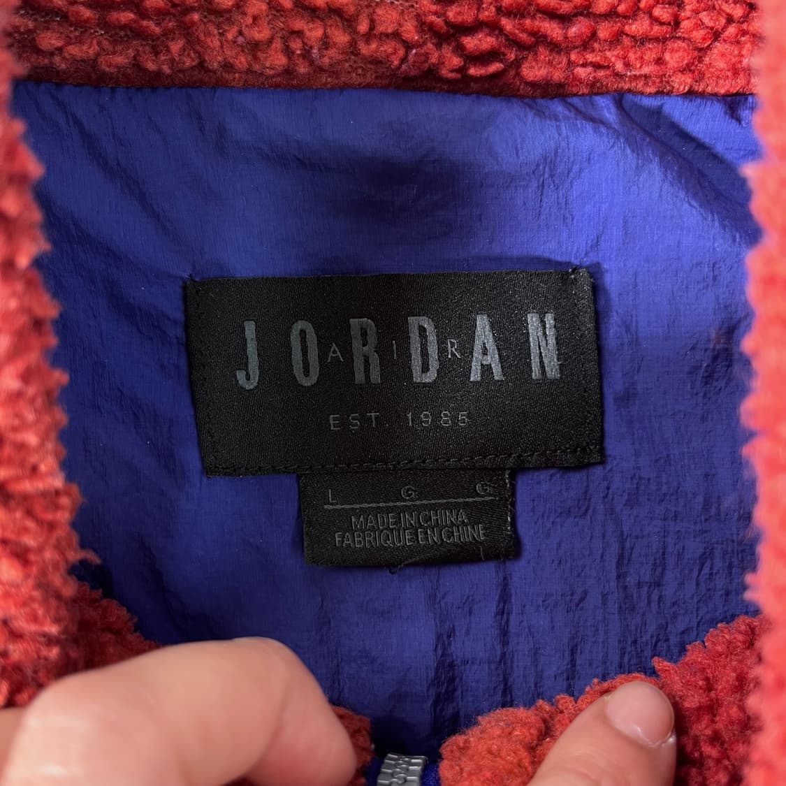 105 조던 점프맨 배색 플리스 자켓 상품이미지3