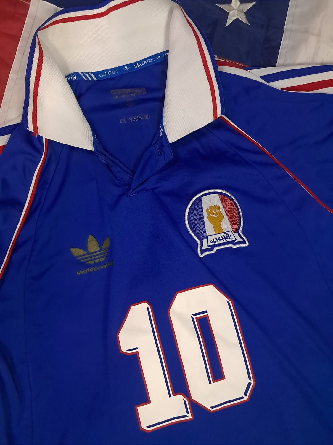오리지날 아디다스 X 스케이드보드 프랑스 축구유니폼 상품이미지5