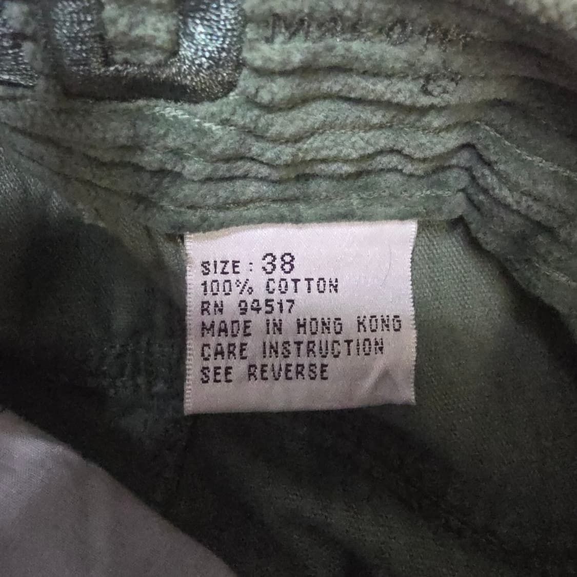 [XXL] 모리스 말론 코듀로이 카펜터 팬츠 카키 (마크 칼만 착용) 상품이미지8