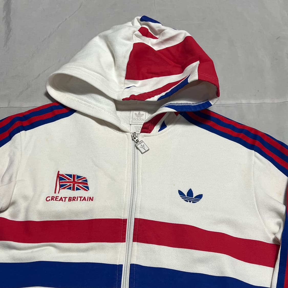 90 아디다스 영국 국가 후드 집업 상품이미지1