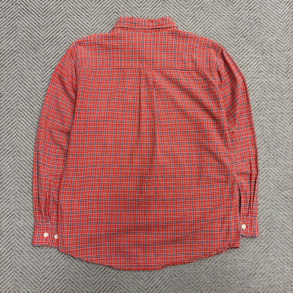 퀵실버 오렌지 체크 셔츠 v1878 상품이미지2