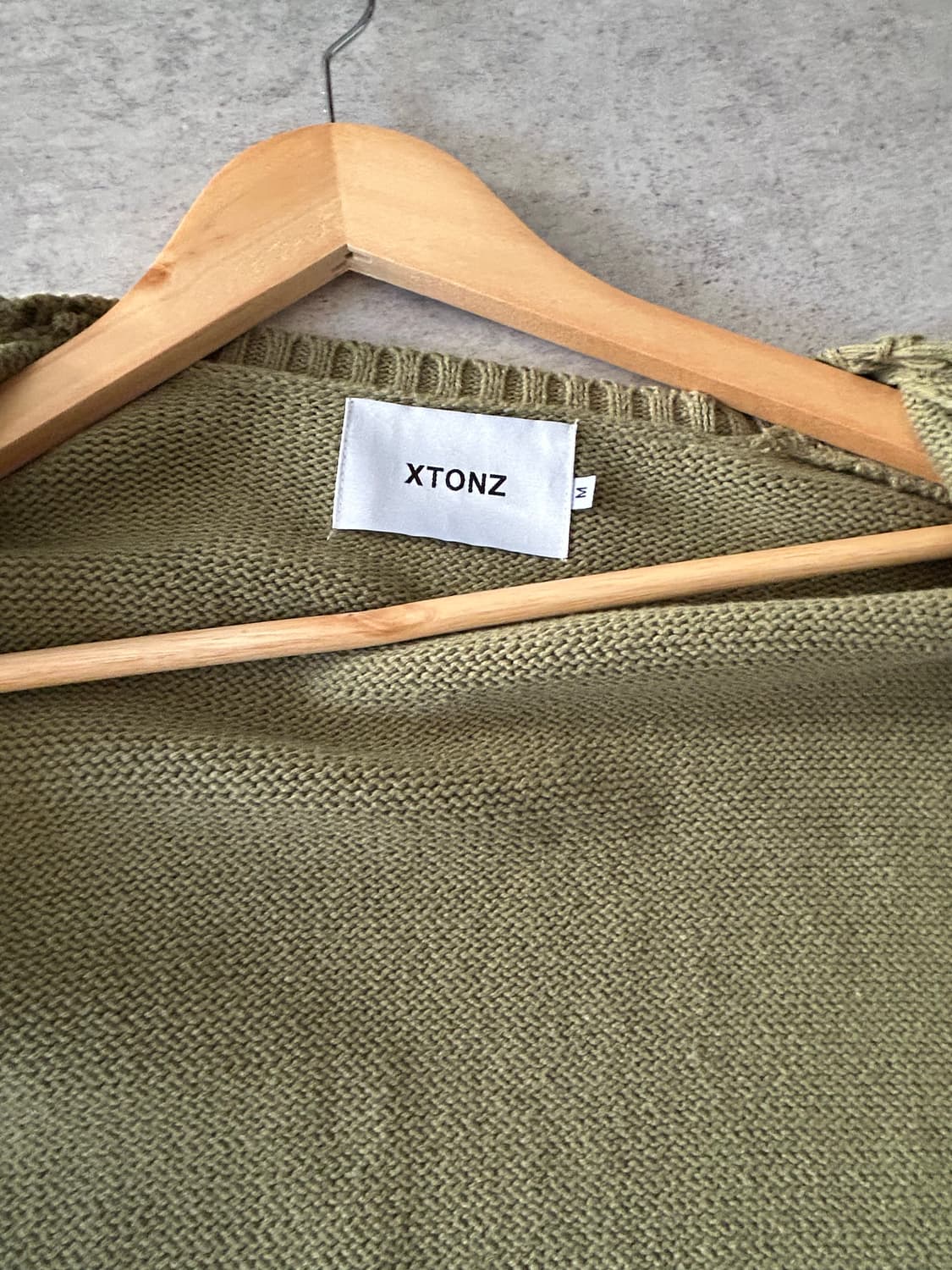 엑스톤즈니트 직업 카키 상품이미지2