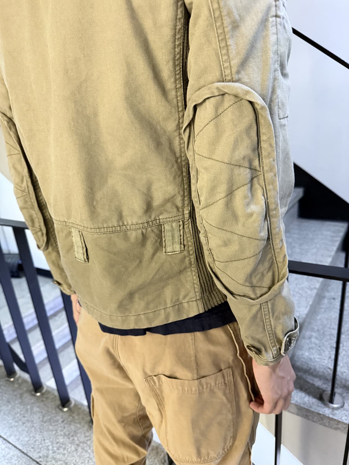 knit trim cargo jacket 상품이미지5