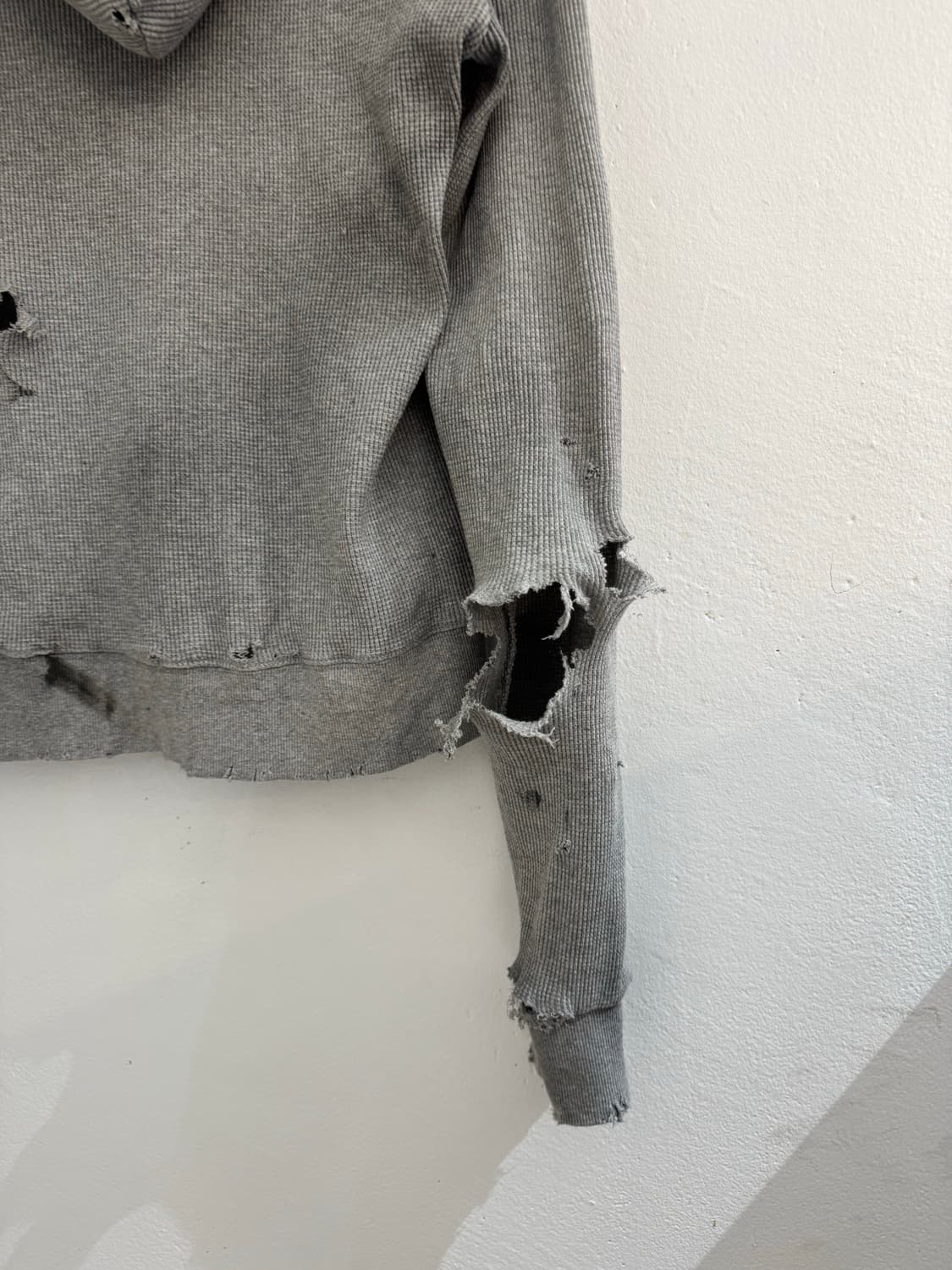 빈티지 커스텀 와플 후드집업 상품이미지7