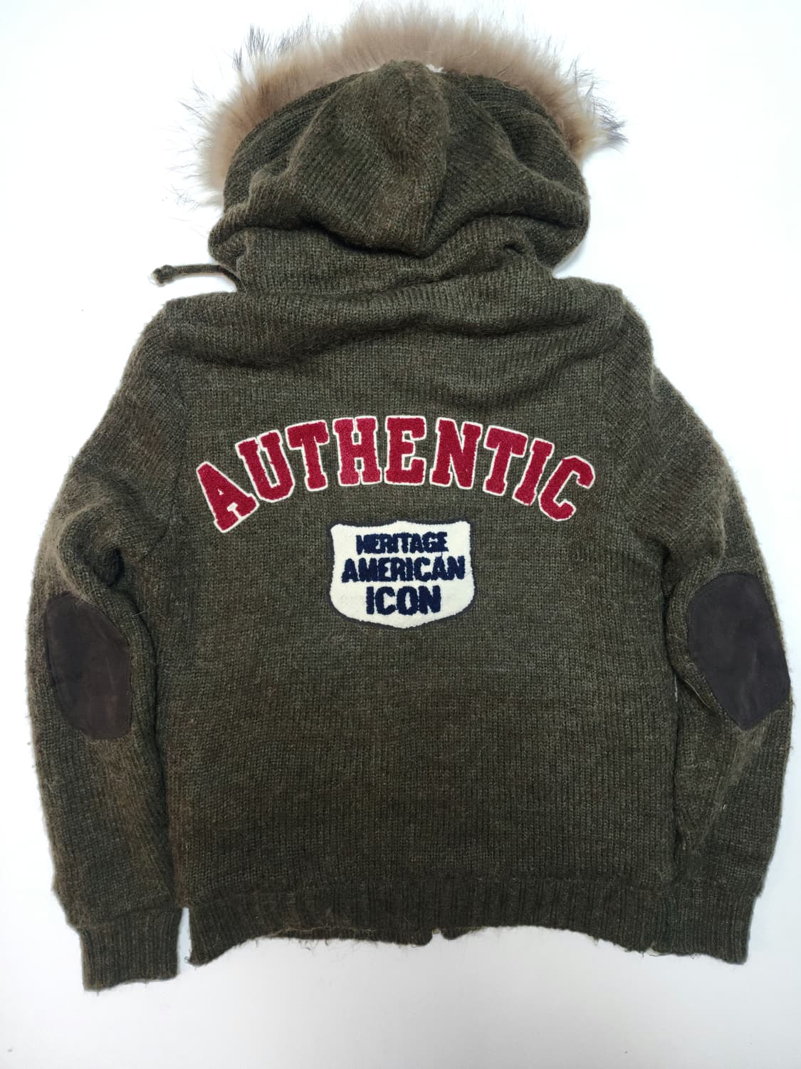 Jeep 헤리티지 후드집업 카키 M 상품이미지4