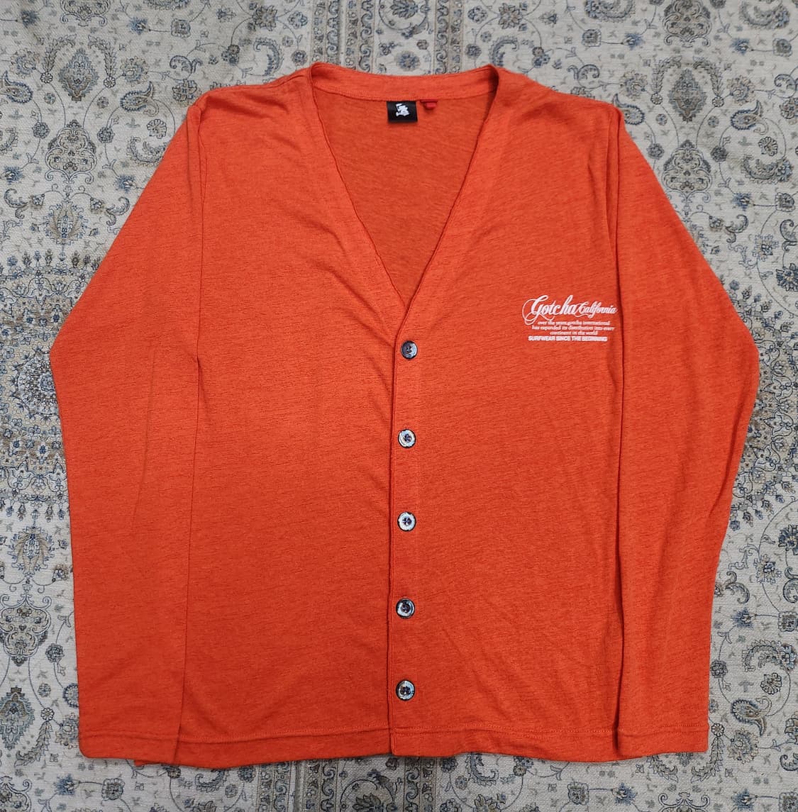 Gotcha California 오렌지색 가디건 XL 상품이미지1