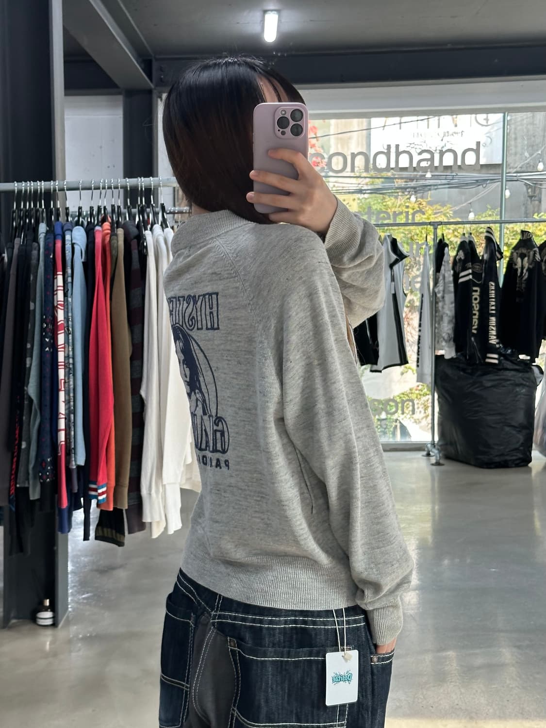 히스테릭글래머 히스걸 자수빅로고 Flanders Linen Premium 상품이미지4