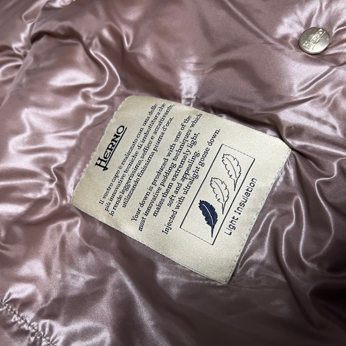 에르노 HERNO 에밀리아 반팔 패딩 40 상품이미지3
