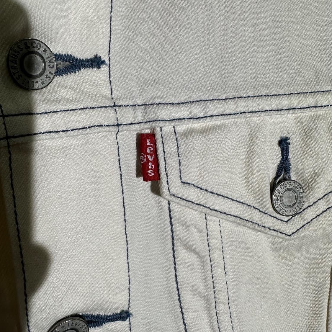 리바이스 재팬라인 자수 데님 트러커 자켓 상품이미지6