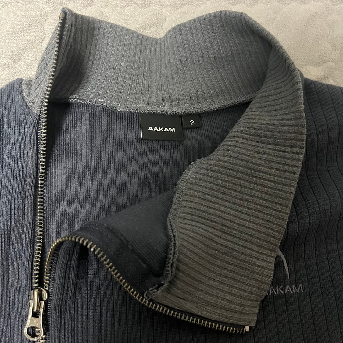아캄 사이드 니트 집업 2 상품이미지2